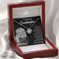 Gifts For Granddaughter From Grandpa - To My Granddaughter Necklace Earing Set