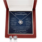 Gifts For Granddaughter - To My Granddaughter Necklace Earing Set