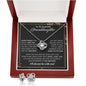 Gifts For Granddaughter - To My Granddaughter Necklace Earing Set