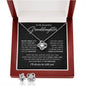 Gifts For Granddaughter - To My Granddaughter Necklace Earing Set