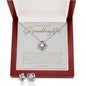 Gifts For Granddaughter - To My Granddaughter Necklace Earing Set