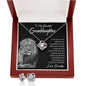 Gifts For Granddaughter From Grandpa - To My Granddaughter Necklace Earing Set