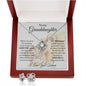 Gifts For Granddaughter From Grandma - To My Granddaughter Necklace Earing Set