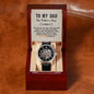 To My Dad On Father' s Day Gift - Luxury Openwork Watch