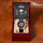 Dad I know you have loved me - Luxury Openwork Watch