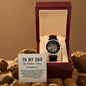 To My Dad On Father' s Day Gift - Luxury Openwork Watch