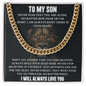 Son Gifts From Mom and Dad - Cuban Link Chain