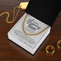 Gifts For Bonus Son, To My Bonus Son Cuban Link Chain, Bonus Son Necklaces Gifts From Bonus Mom