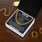 Son Gifts From Mom and Dad - Cuban Link Chain