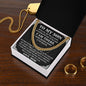 To My Son Cuban Chain Necklace, Son Gifts from Mom, Gifts For Son From Mother, Mom To Son Birthday Gifts, Gift for Son Graduation From Mom