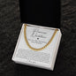 Promise Necklace Gift For Him - Cuban Chain Link Gift For Boyfriend