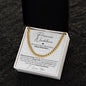 To My Man Cuban Chain Necklace, Husband Gifts from Wife, Gifts for Him on Anniversary - #MAN6