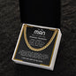 To My Man Cuban Chain Necklace Gift For Him