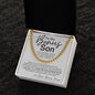 Gifts For Bonus Son, To My Bonus Son Cuban Link Chain, Bonus Son Necklaces Gifts From Bonus Mom