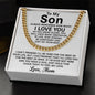 Son Gift From Mom - Cuban Link Chain