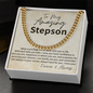 Gifts For Bonus Son, To My Bonus Son Cuban Link Chain