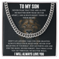 Son Gifts From Mom and Dad - Cuban Link Chain