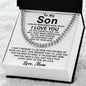 Son Gift From Mom - Cuban Link Chain
