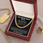 To Our Son Gift From Mom & Dad - Cuban Link Chain