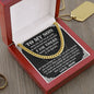 To My Son Cuban Chain Necklace, Son Gifts from Mom, Gifts For Son From Mother, Mom To Son Birthday Gifts, Gift for Son Graduation From Mom