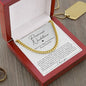 Promise Necklace Gift For Him - Cuban Chain Link Gift For Boyfriend