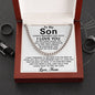 Son Gift From Mom - Cuban Link Chain