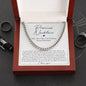 Promise Necklace Gift For Him - Cuban Chain Link Gift For Boyfriend