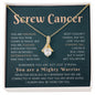 Encouragement Gifts for Women, Cancer Survivor Necklace, Inspirational Sympathy Cheer Up Gifts