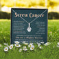 Encouragement Gifts for Women, Cancer Survivor Necklace, Inspirational Sympathy Cheer Up Gifts