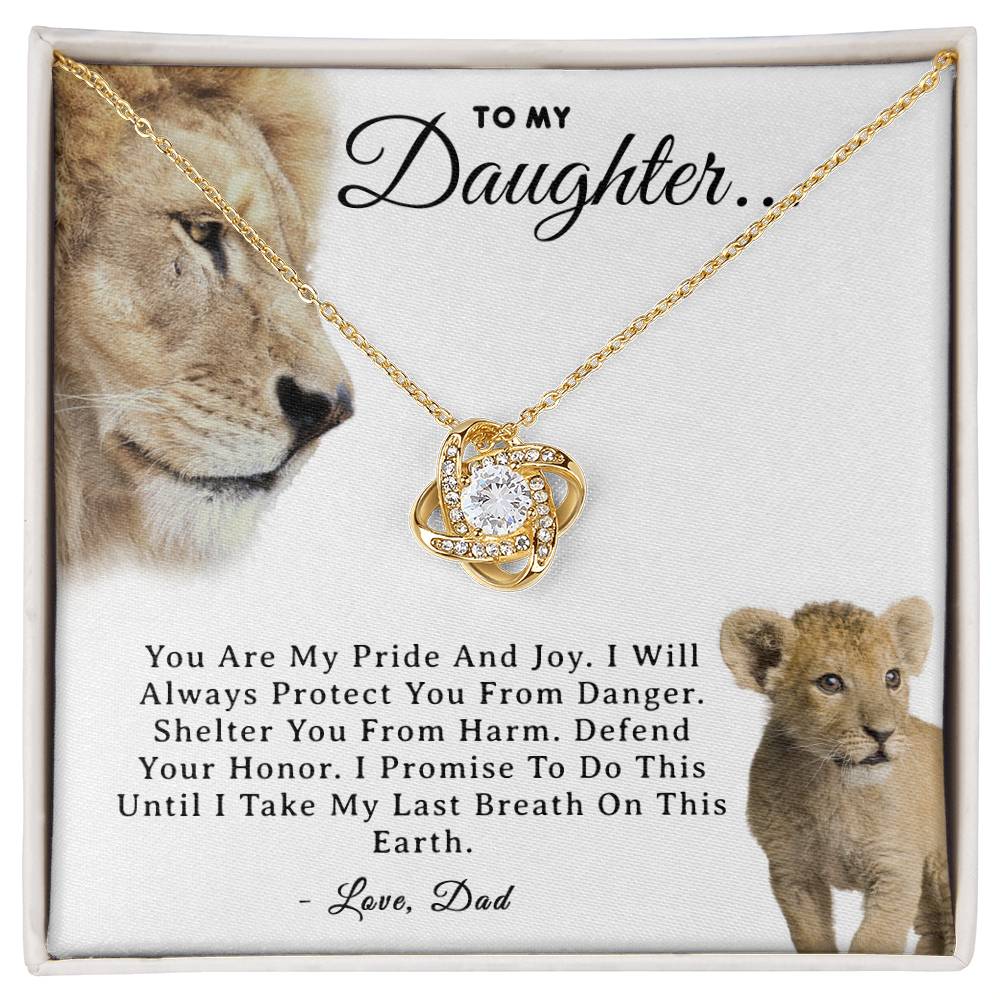 To My Daughter Gifts - Daughter Jewelry For Christmas, Thanksgiving, Birthday, Graduation, Wedding