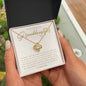 Gift For Granddaughter - Love Knot Necklace