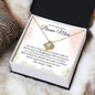 Personalized Gift for Bonus Mom - Love Knot Necklace