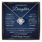 To My Daughter Gifts From Dad - Daughter Jewelry For Christmas, Thanksgiving, Birthday, Graduation, Wedding