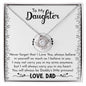 To My Daughter Gifts - Daughter Jewelry For Christmas, Thanksgiving, Birthday, Graduation, Wedding