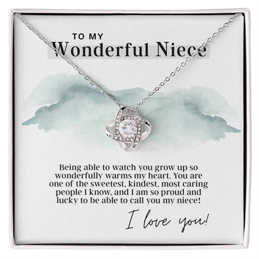 To My Niece Necklace, Special Niece Jewelry, Niece Keepsakes - SO-NI15