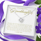 Gift For Granddaughter - Love Knot Necklace