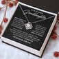 Gift For Granddaughter - Love Knot Necklace