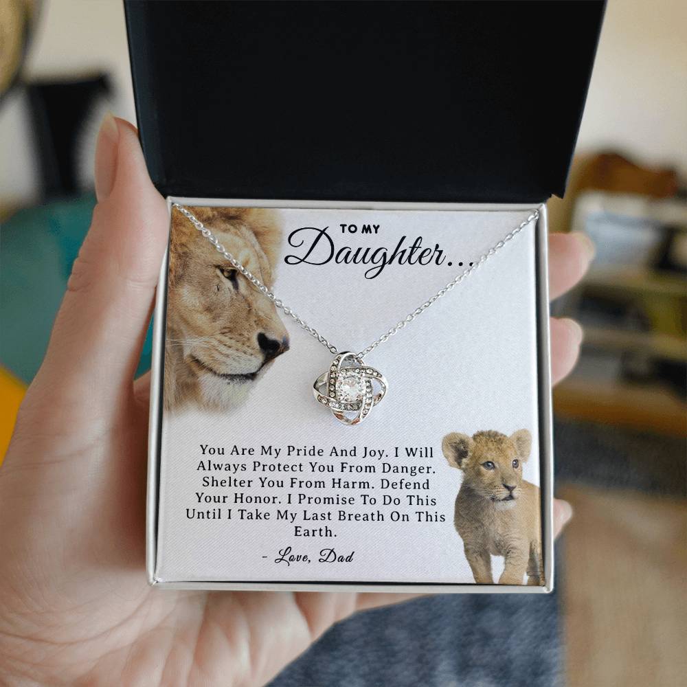 To My Daughter Gifts - Daughter Jewelry For Christmas, Thanksgiving, Birthday, Graduation, Wedding