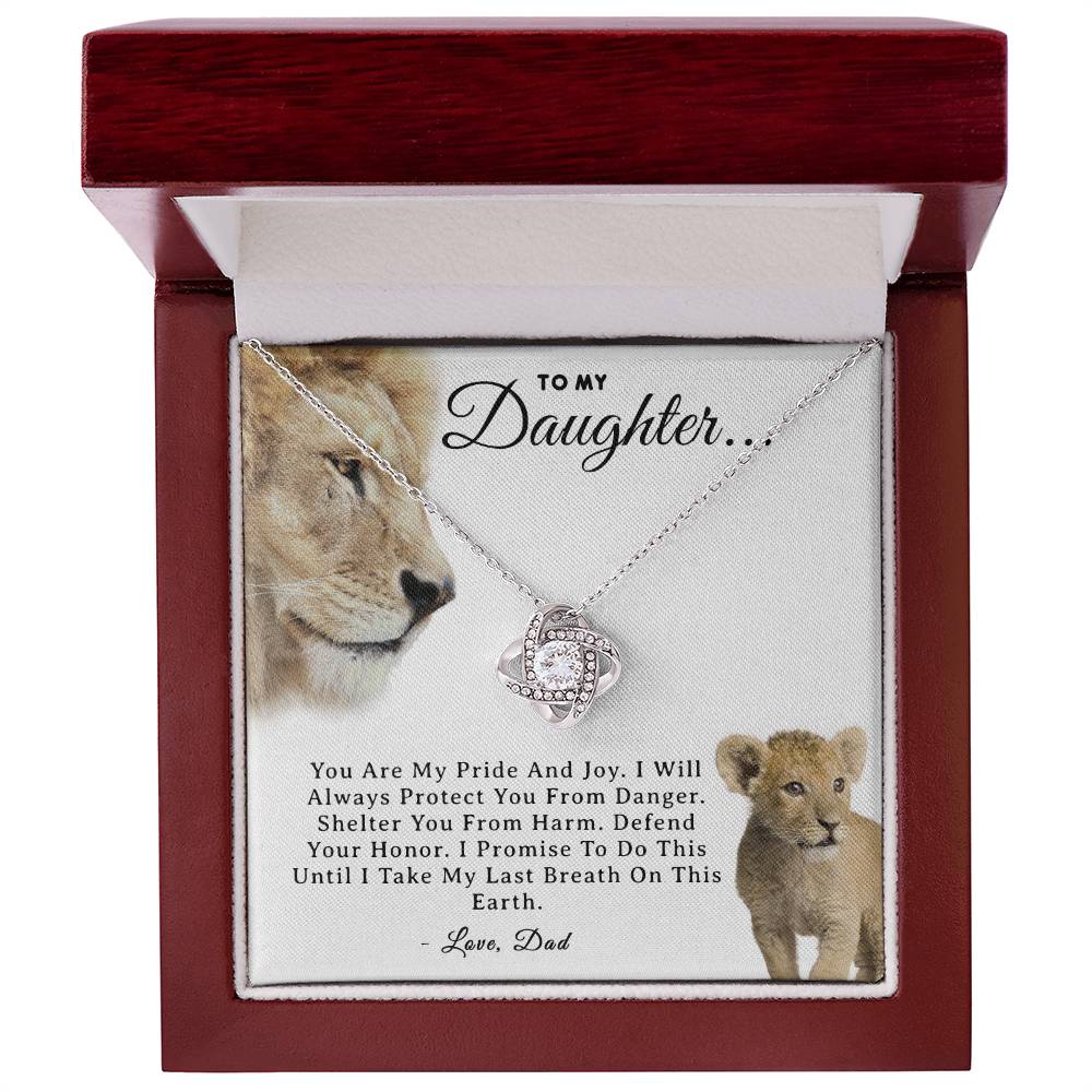 To My Daughter Gifts - Daughter Jewelry For Christmas, Thanksgiving, Birthday, Graduation, Wedding