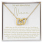 To My Niece Necklace - Meaningful Gifts for Niece