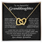 Gift For Granddaughter - Interlocking Hearts Necklace