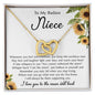 To My Niece Necklace, Special Niece Jewelry, Niece Keepsakes