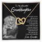 Gifts For Granddaughter From Grandpa - To My Granddaughter Necklace Gift Set