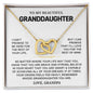 To My Granddaughter Necklace From Grandpa