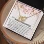 To My Bonus Daughter Necklaces, Stepdaughter Gifts