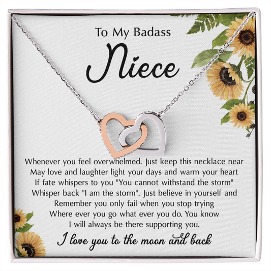 To My Niece Necklace, Special Niece Jewelry, Niece Keepsakes