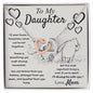 Daughter Gift From Mom, Gifts for Daughter From Mother - Interlocking Heart Necklace