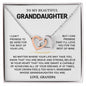 To My Granddaughter Necklace From Grandpa
