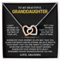 Gifts For Granddaughter From Grandpa - To My Granddaughter Necklace Gift Set
