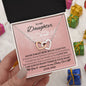 To My Daughter Gifts From Dad - Daughter Necklace Gift For Christmas, Thanksgiving, Birthday, Graduation, Wedding